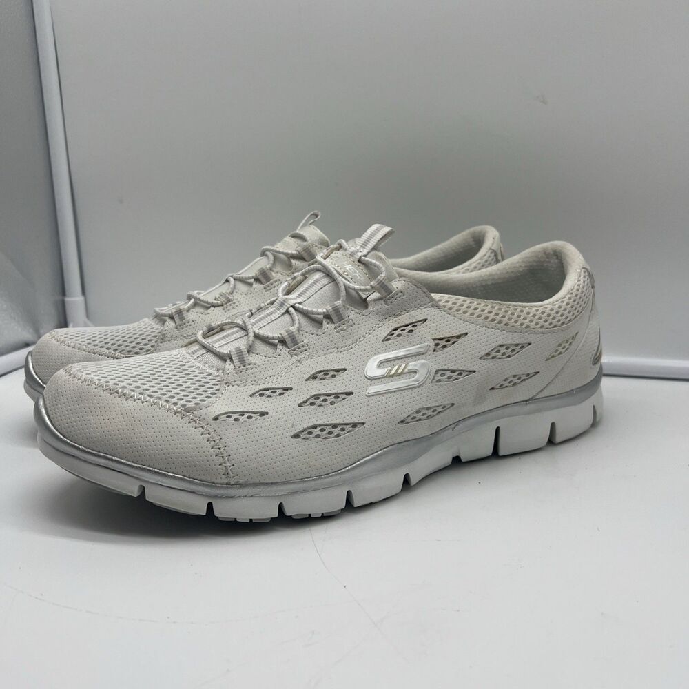 Skechers Air-Cooled Flex Memory Foam Women’s 22603W White Size 11